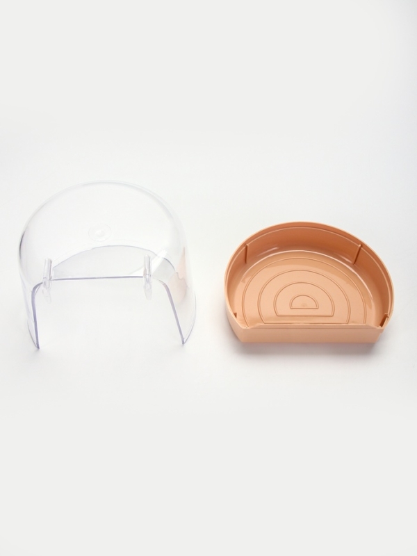 Купалка для птиц, внешняя 12 х 9 х 11 см, бежевая Купалка для птиц, внешняя 12 х 9 х 11 см, бежевая