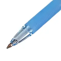 Ручка шариковая ErichKrause R-301 Spring Stick & Grip, узел 0.7 мм, чернила синие, резиновый держатель, длина линии письма 2000 метров,МИКС