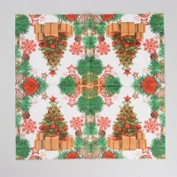 Салфетки бумажные &laquo;Ёлка&raquo;, набор, 20 шт., 33 &times; 33 см