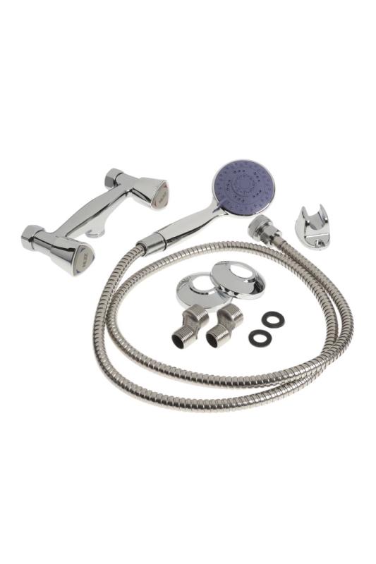 Смеситель для душа ZEIN Z4196, однорычажный, шланг 150 см, лейка 5 режимов, хром Смеситель для душа ZEIN Z4196, однорычажный, шланг 150 см, лейка 5 режимов, хром