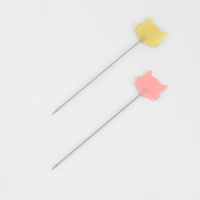 Булавки для квилтинга &laquo;Котик&raquo;, 53 мм, 100 шт, цвет разноцветный