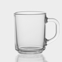 Кружка стеклянная &laquo;Зелёный чай&raquo;, 200 мл