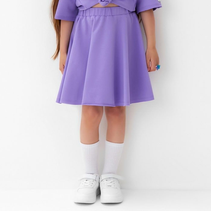 Юбка для девочки KAFTAN, р. 30 (98 - 104 см), сиреневый Юбка для девочки KAFTAN, р. 30 (98 - 104 см), сиреневый