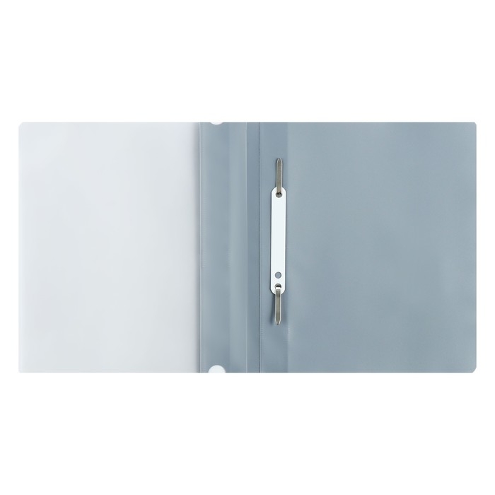 Набор папок-скоросшивателей А5, 5 штук, Calligrata, 180 мкм, с прозрачным верхом, серый