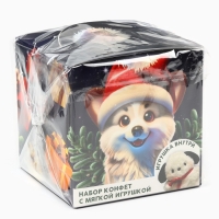 Набор конфет с игрушкой "С новым годом: корги", 250 г Набор конфет с игрушкой "С новым годом: корги", 250 г
