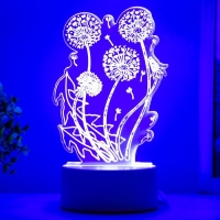 Светильник "Одуванчик" LED белый 11х9,5х15 см RISALUX