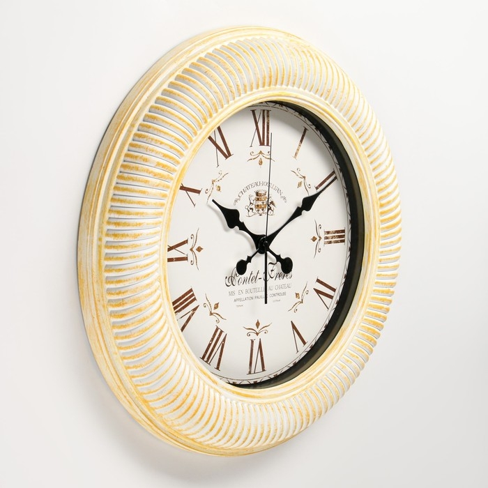 Часы настенные, серия: Интерьер, Часы настенные, серия: Интерьер, "Сабана", d=50 см,