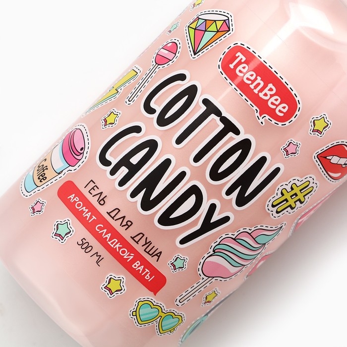 Гель для душа, увлажнение, 500 мл, аромат сладкой ваты, TeenBee Гель для душа, увлажнение, 500 мл, аромат сладкой ваты, TeenBee
