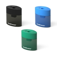 Точилка 1 отверстие, ErichKrause, Smart & Sharp, с контейнером, отверстие диаметром 8 мм, в блистере, МИКС Точилка 1 отверстие, ErichKrause, Smart & Sharp, с контейнером, отверстие диаметром 8 мм, в блистере, МИКС