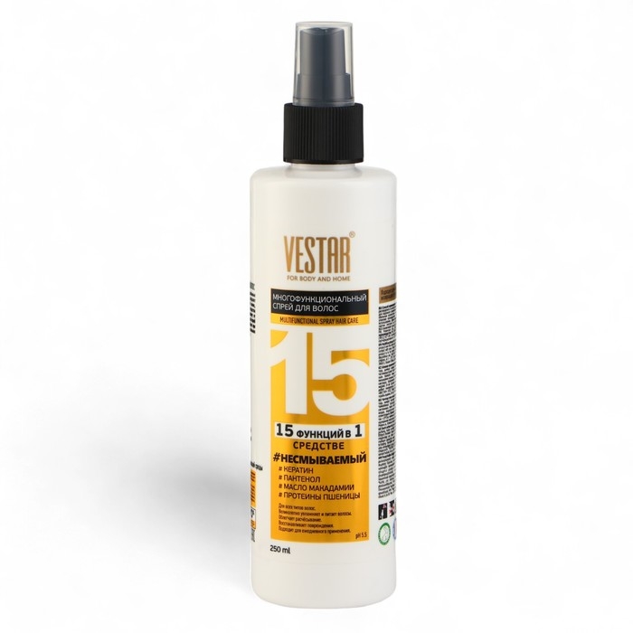 Крем-спрей многофункциональный VESTAR 15 в 1, несмываемый, 250 мл Крем-спрей многофункциональный VESTAR 15 в 1, несмываемый, 250 мл