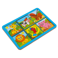 Квадраты Никитина «Животные», двусторонние Квадраты Никитина «Животные», двусторонние