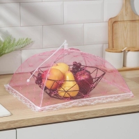 Сетка для продуктов защитная «Квадрат», 35×35 см, цвет МИКС Сетка для продуктов защитная «Квадрат», 35×35 см, цвет МИКС