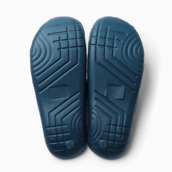 Сланцы мужские (слайдеры) "Спорт" цвет синий, р-р 44-45