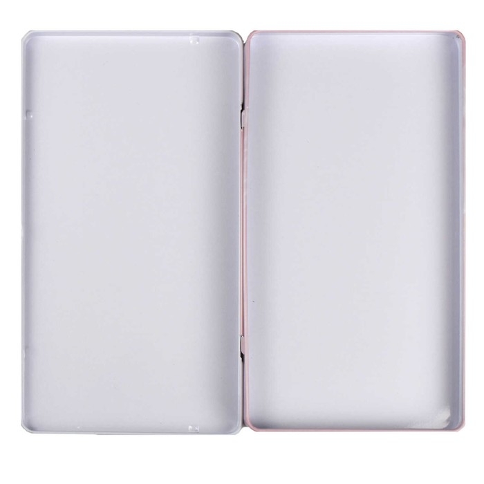 Пенал-футляр металлический 183 х 100 х 14 мм, Феникс "Розовый зайка"