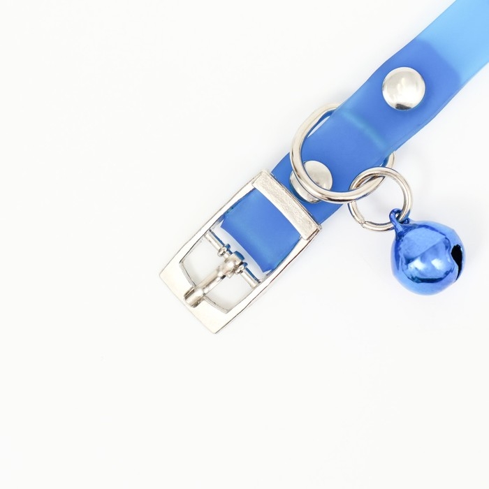 Ошейник из морозостойкого мягкого пластика Ошейник из морозостойкого мягкого пластика "Люблю сердечно", 30 х 1 см, микс цветов