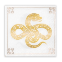 Новогодние салфетки бумажные Pero Prestige &laquo;Талисман&raquo;, 3 слоя, 33х33 см, 20 шт