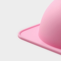 Форма для выпечки Доляна &laquo;Полусфера&raquo;, силикон, 13,5&times;6 см, внутренний d=11,7 см, цвет розовый