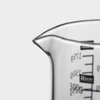 Кувшин для воды стеклянный мерный с бамбуковой крышкой BellaTenero &laquo;Эко&raquo;, 350 мл, 12,5&times;7,5&times;11,5 см, мерная шкала цвет МИКС