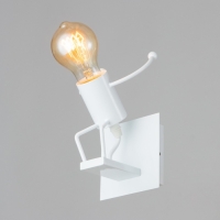 Бра "Человечек" E27 40Вт белый 11х17х19 см