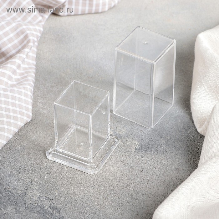 Подставка под зубочистки Доляна, 5&times;5&times;7,5 см, прямоугольная