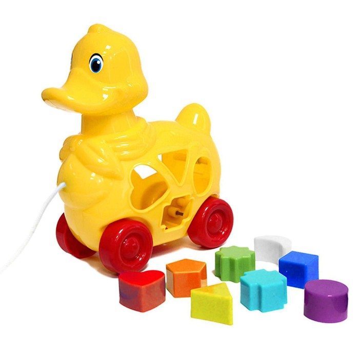 Каталка-сортер &laquo;Утка&raquo;, на верёвке