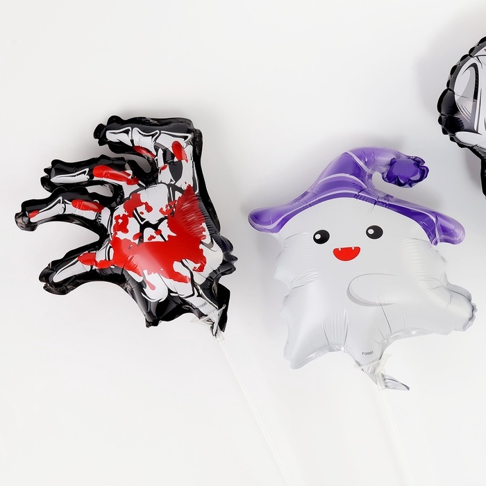 Шар фольгированный 12" &laquo;Хеллоуин&raquo;, набор 4 шт.