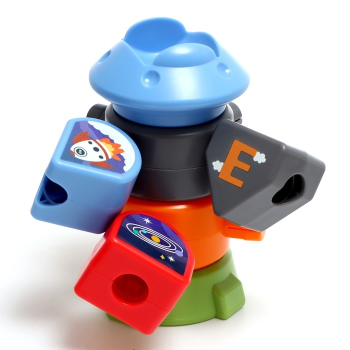 Логический сортер &laquo;Космическая ракета&raquo;, 16 элементов