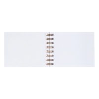 Скетчбук А6, 80 листов на гребне по короткой стороне "Мрамор", твёрдая обложка, блок 100 г/м&sup2;