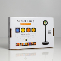 Световой прибор &laquo;Закат&raquo; на ножке, 5 картриджей, свечение тёплое белое, 5 В
