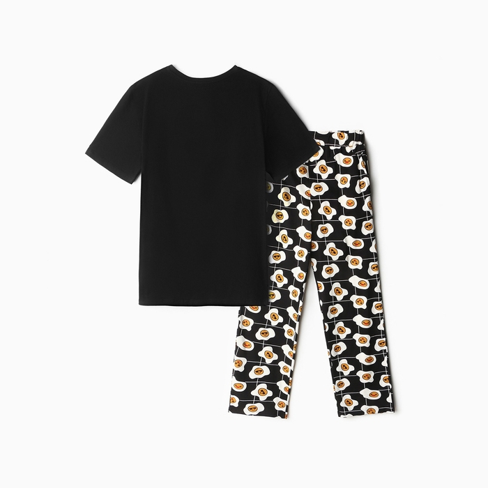 Пижама мужская KAFTAN Пижама мужская KAFTAN "Good mo" размер 52, черный