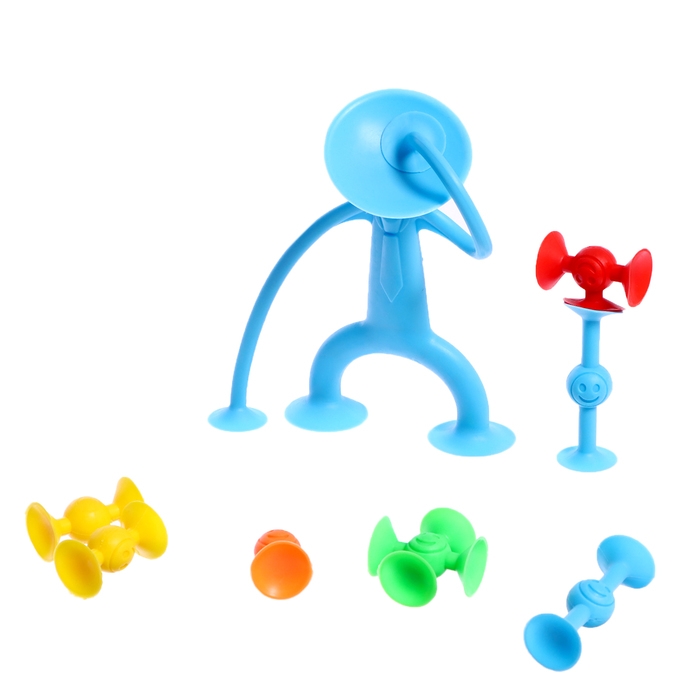 Конструктор &laquo;Весёлые присоски&raquo;, 8 деталей