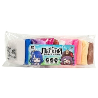 Лёгкий пластилин, набор 12 нежных цветов «Для девочек» Лёгкий пластилин, набор 12 нежных цветов «Для девочек»