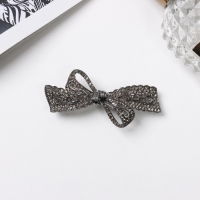 Заколка-автомат для волос "Патриция" бант, 7 см, чёрный Заколка-автомат для волос "Патриция" бант, 7 см, чёрный