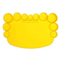 Коврик для творчества 345х230 мм "Мульти-Пульти", силиконовый, желтый Коврик для творчества 345х230 мм "Мульти-Пульти", силиконовый, желтый