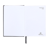 Ежедневник недатированный А5, 160 листов, Attomex.Lancaster, обложка балакрон с поролоном, ляссе, блок 70 г/м2, чёрный Ежедневник недатированный А5, 160 листов, Attomex.Lancaster, обложка балакрон с поролоном, ляссе, блок 70 г/м2, чёрный