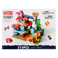 Конструктор Шарики &laquo;Зоо-горка&raquo;, 210 деталей