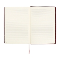 Ежедневник датированный 2024 A5 176 листов, deVENTE.Belcanto, твёрдая обложка из искусственной кожи с поролоном, ляссе, кремовый блок 70 г/м2, бордовый