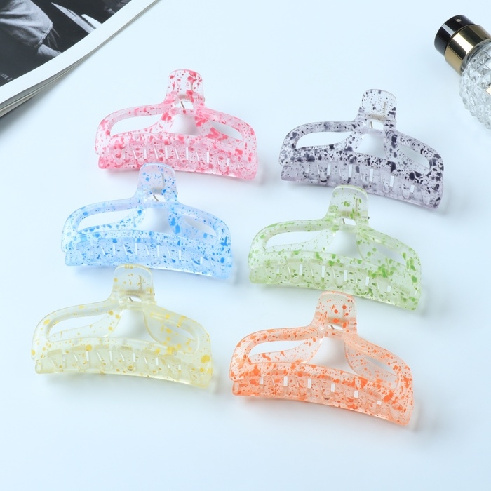 Краб для волос "Мадлен" дуга, 9,5 см, микс