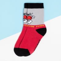 Носки PAW PATROL &laquo;Маршал&raquo;, цвет красный, 18-20 см