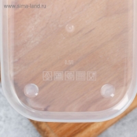 Ланч-бокс прямоугольный, Tropic Style 500 мл