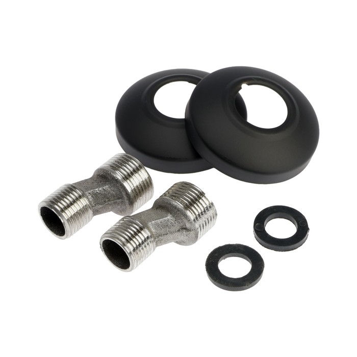 Смеситель для ванны ZEIN Z3843, однорычажный, душевой набор, лейка 5 режимов, черный Смеситель для ванны ZEIN Z3843, однорычажный, душевой набор, лейка 5 режимов, черный