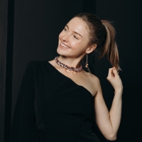 Серьги висячие со стразами &laquo;Шамбала&raquo;, цвет золотой в розовом золоте, 6,5 см