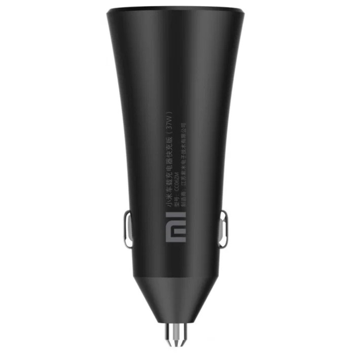 Автомобильное зарядное устройство Xiaomi Mi 37W Dual-Port Car Charger, 2 USB, 3А, черное Автомобильное зарядное устройство Xiaomi Mi 37W Dual-Port Car Charger, 2 USB, 3А, черное