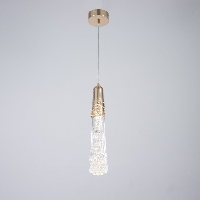 Светильник BayerLux "Шарон" LED 10Вт золото 8,5х8,5х40-150 см