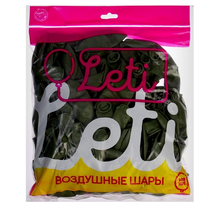 Шар латексный 12 Шар латексный 12", пастель, набор 100 шт., цвет зелёный авокадо