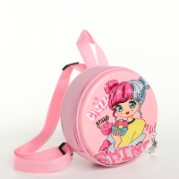 Рюкзак детский на молнии «Выбражулька», цвет розовый Рюкзак детский на молнии «Выбражулька», цвет розовый