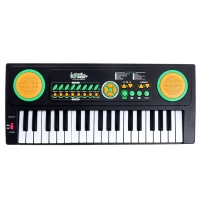 Синтезатор «Супер музыкант» с микрофоном, 37 клавиш, работает от сети и от батареек Синтезатор «Супер музыкант» с микрофоном, 37 клавиш, работает от сети и от батареек