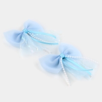 Заколка для волос, бант 7.5 см, 2 шт, Холодное сердце Заколка для волос, бант 7.5 см, 2 шт, Холодное сердце