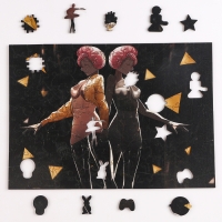 Пазл деревянный фигурный &laquo;Близнецы&raquo;, 140 элементов