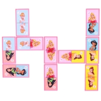 Домино &laquo;Принцессы&raquo;, пластик, 28 деталей